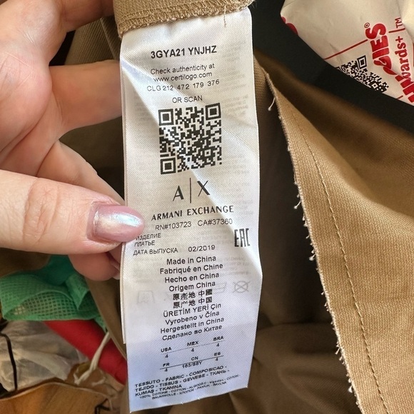 NWT Armani Exchange midi dress - Picture 6 of 10